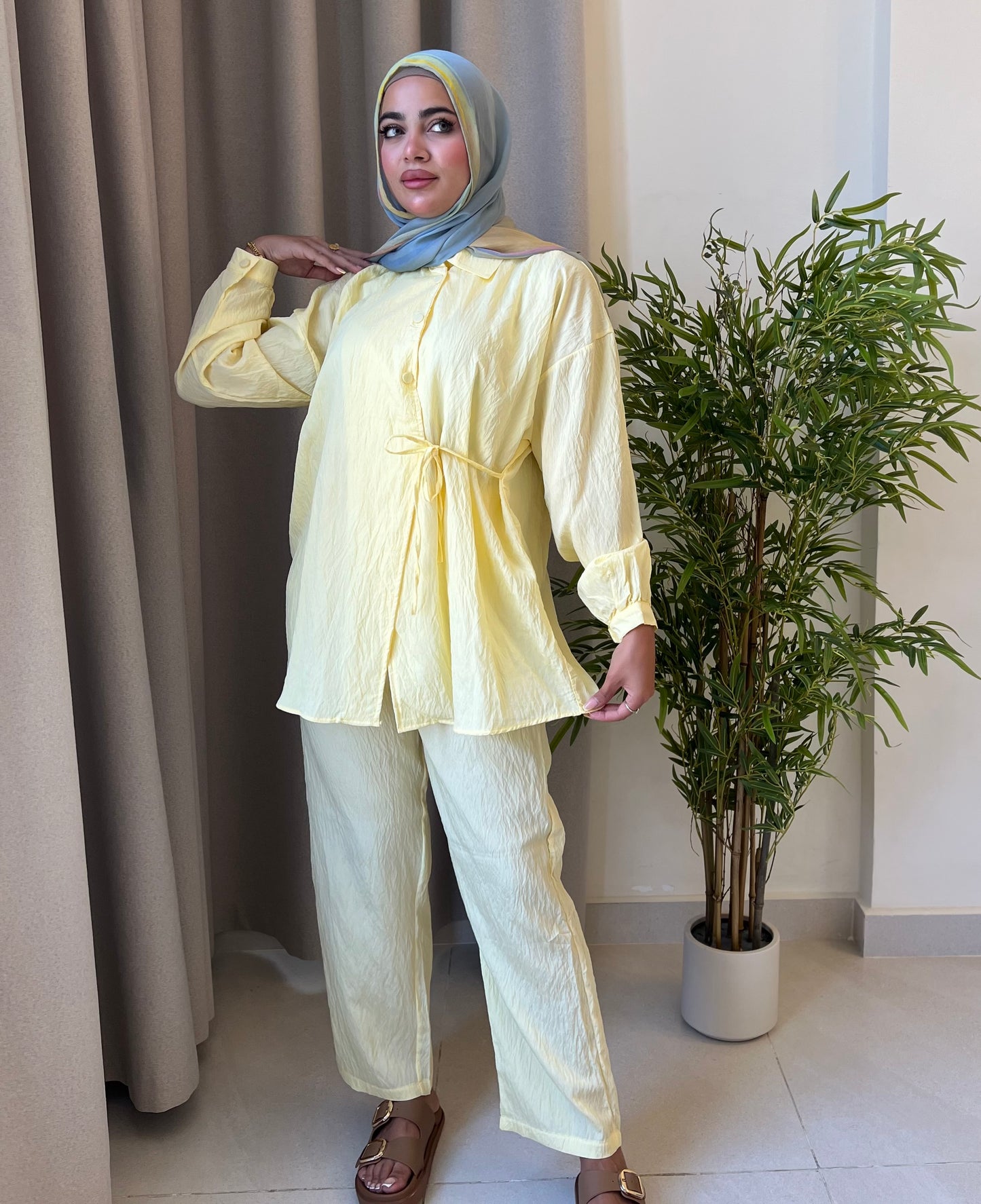 Linen Pant Set