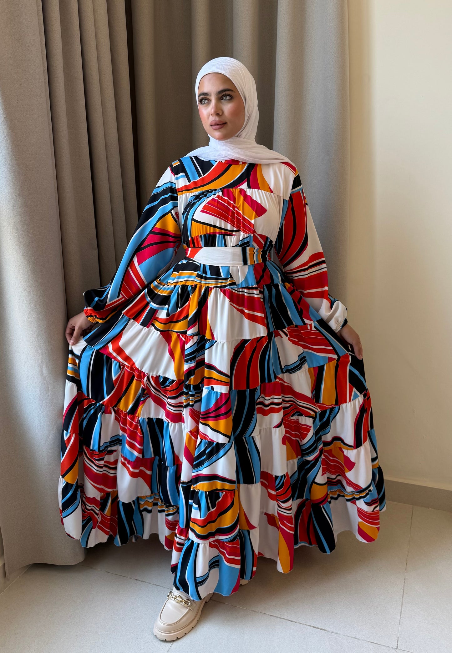 Printed Maxi Dress