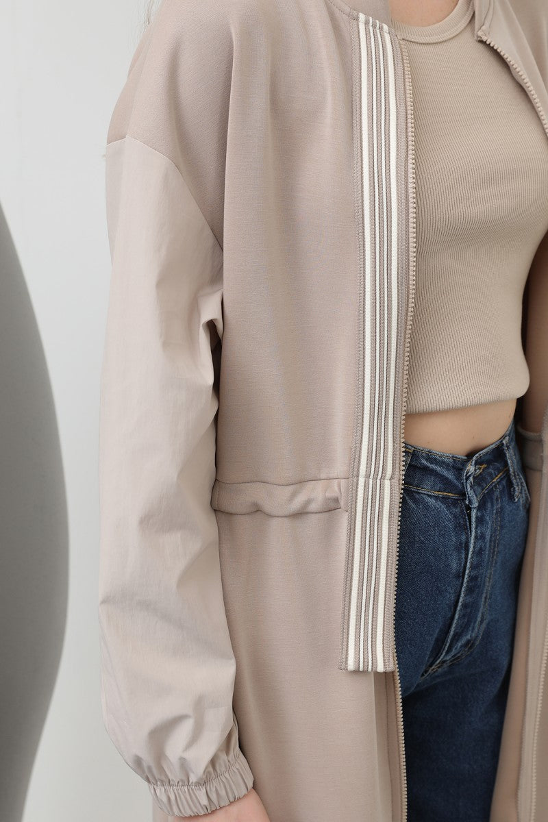 Front Zipper Top