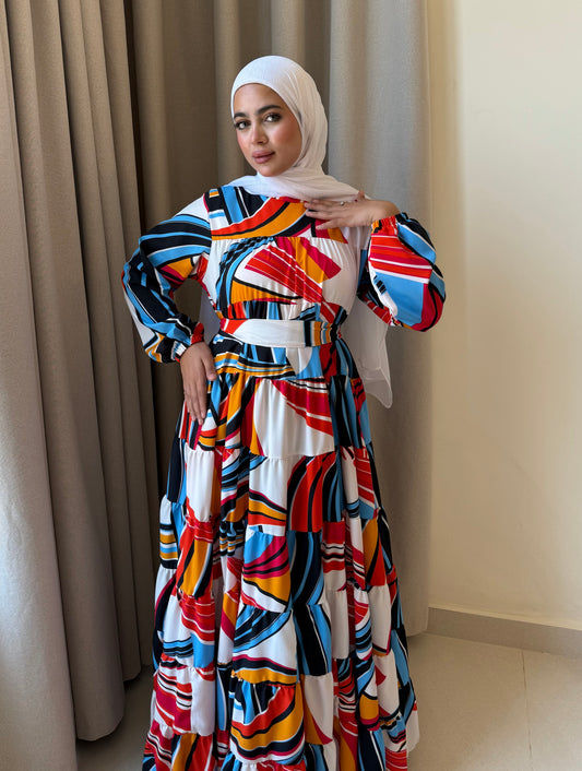 Printed Maxi Dress