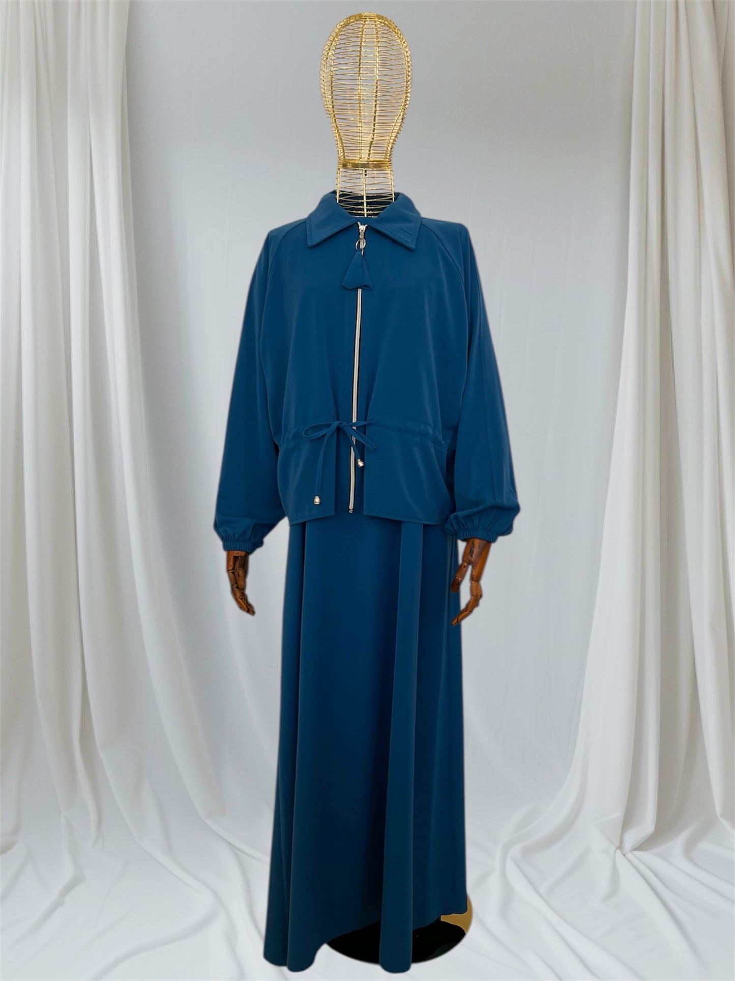 Sleeveless Dress and Jacket Set