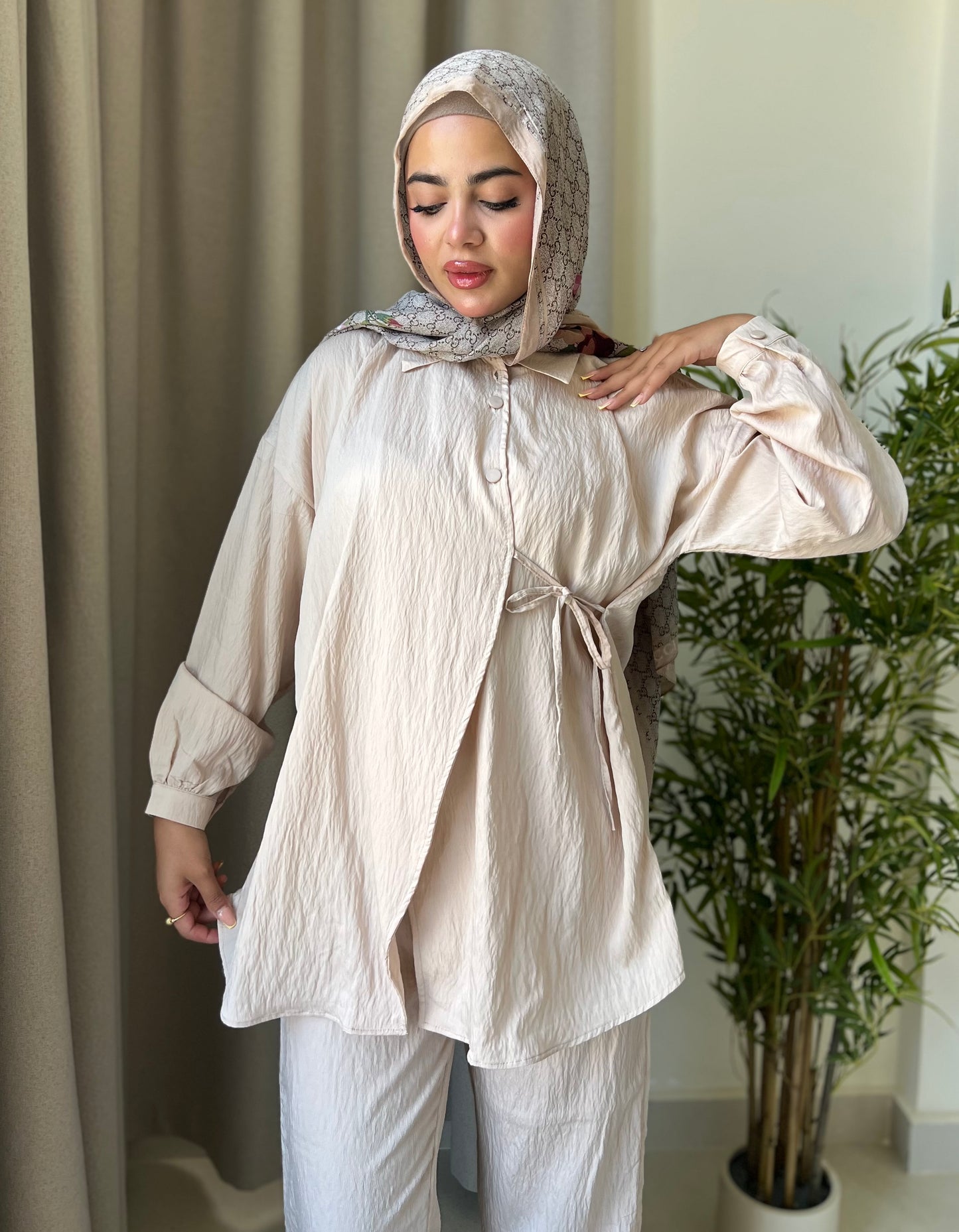 Linen Pant Set